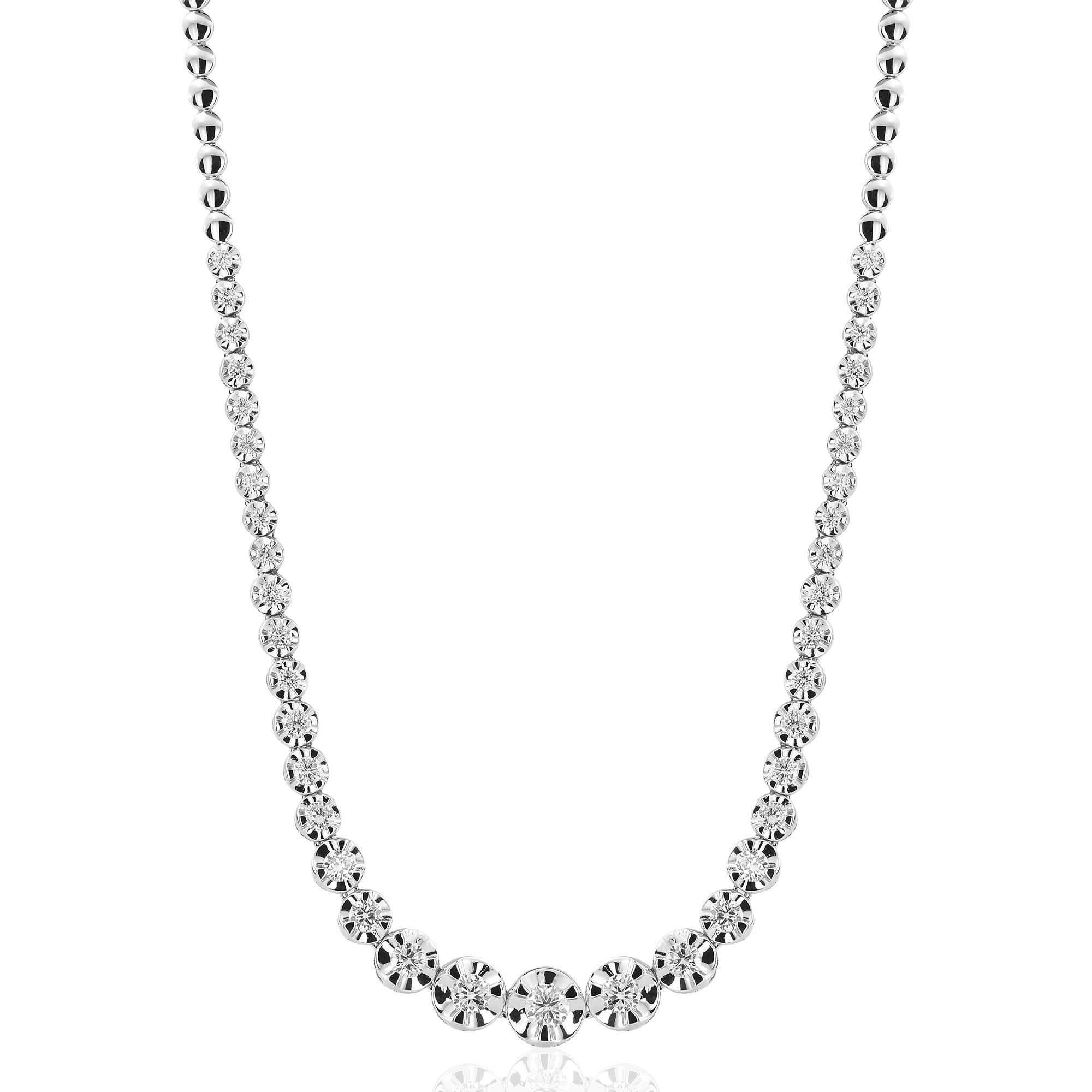2,95 Ct. Diamond Riviera Necklace